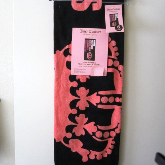 Juicy Couture Other - Juicy Couture Crown Beach Towel 6 Ft